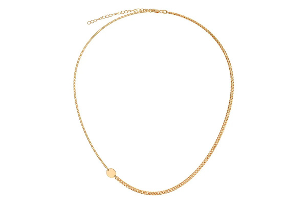 Колье из красного золота «Гурметы с диском»